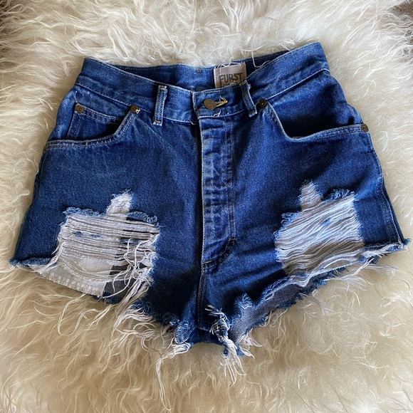 LF Pants - LF denim shorts